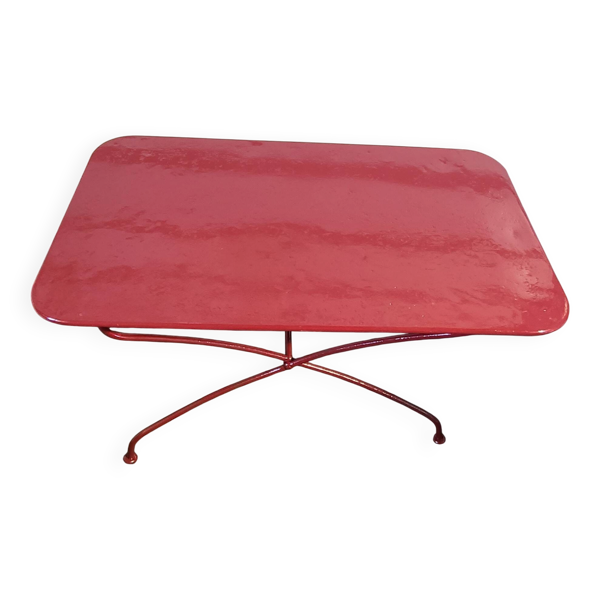 Table de jardin fer forge 1900