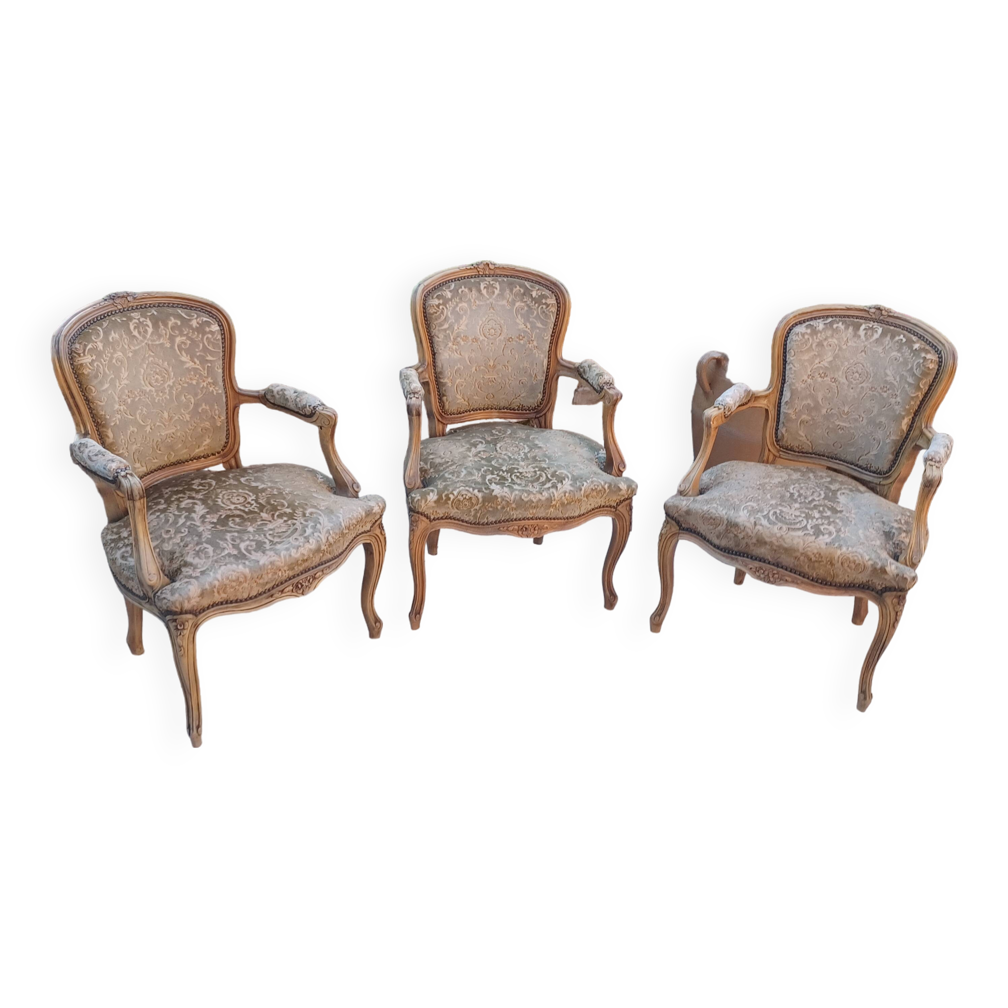 Louis xv armchairs