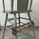 Chaise haute bébé à système