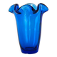 Cobalt glass vase, Danish design, 1970s, made in Denmark