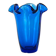 Cobalt glass vase, Danish design, 1970s, made in Denmark