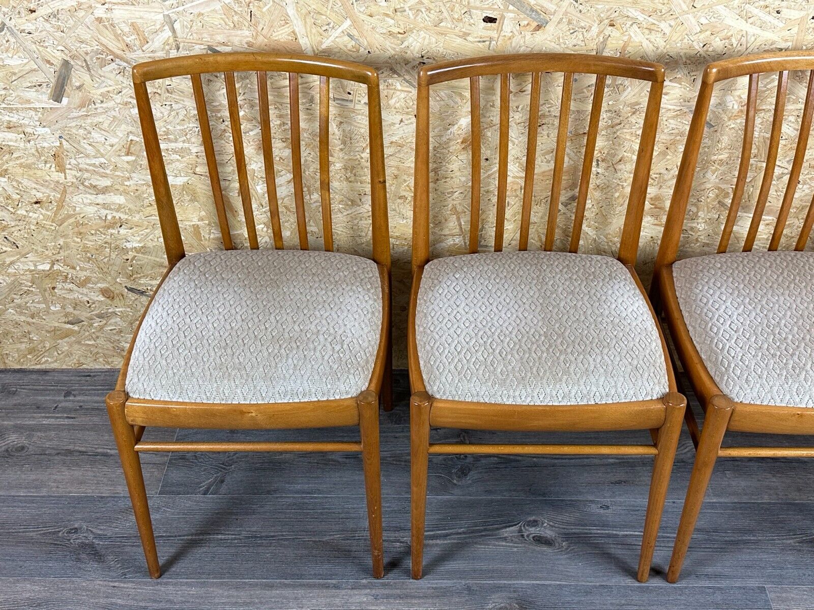 Set of 4 dining chairs 60s 70s