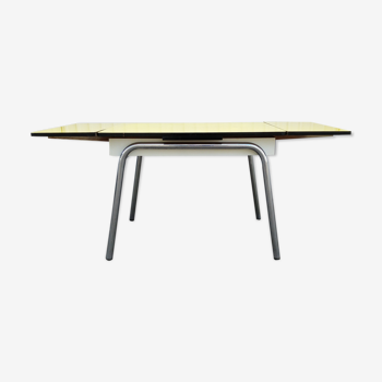 Yellow formica table