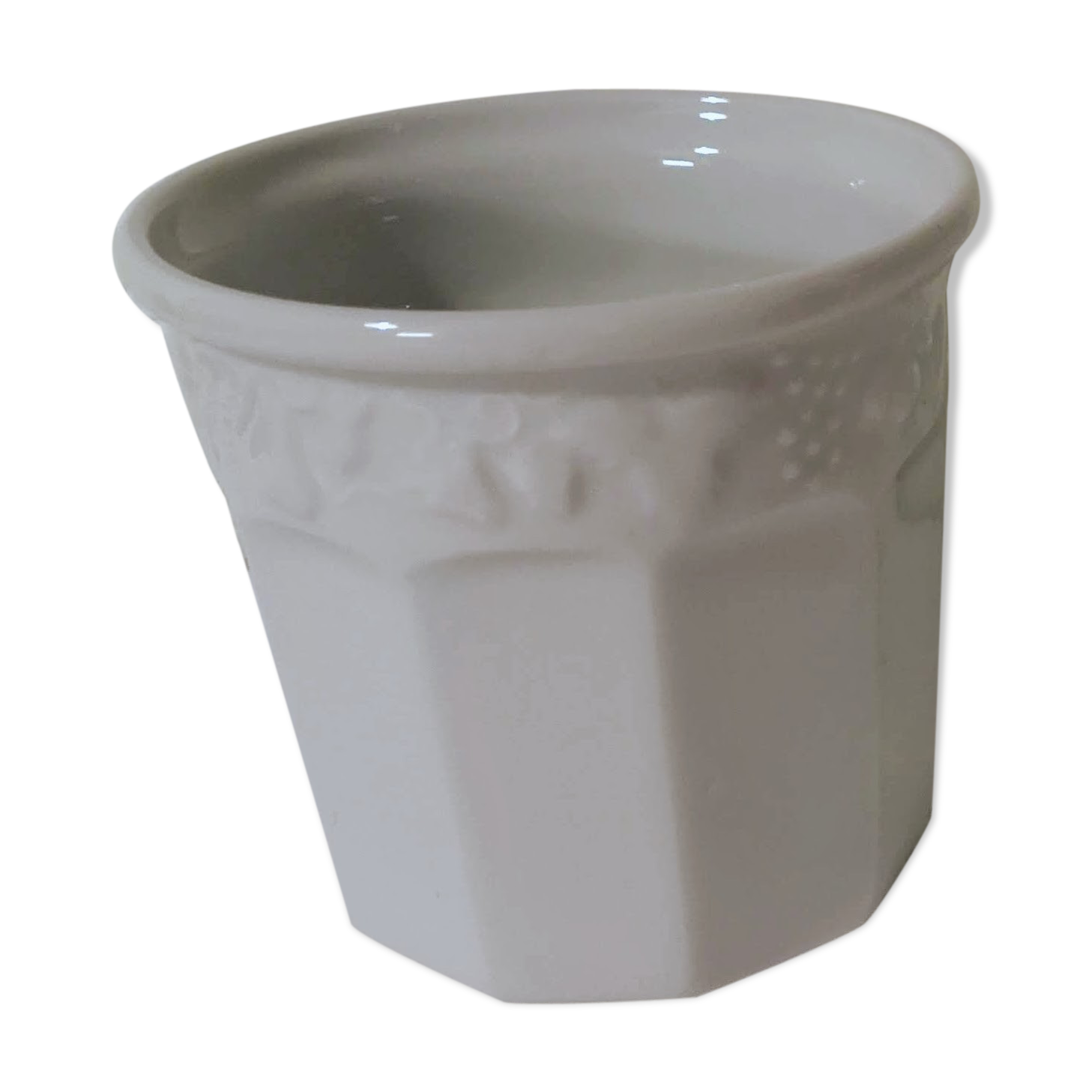 Limoges Ph. Deshoulières porcelain jam jar 20 cl