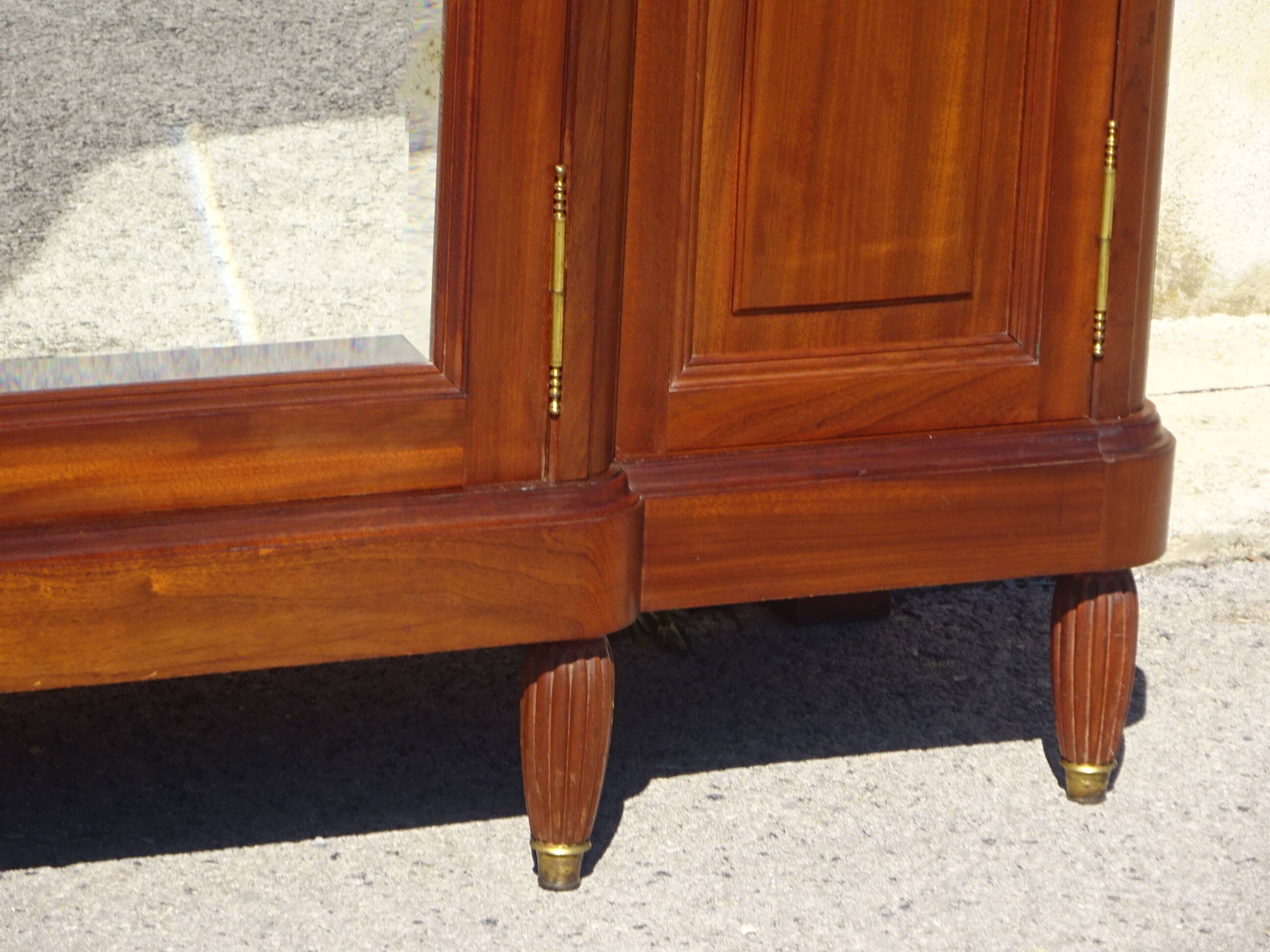 Louis XVI style mahogany cabinet
