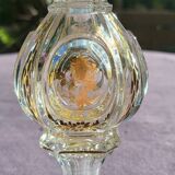 19th century orientalist crystal bottle