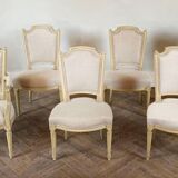 Set of 4 chairs and 2 armchairs 1860