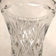 Vase in cut crystal, standing