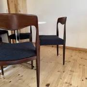 Lot de 6 chaises scandinaves vintage 60’s