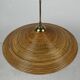 Pencil Split Reed, Rattan, Bamboo & Brass Pendant Lamp, 1970s