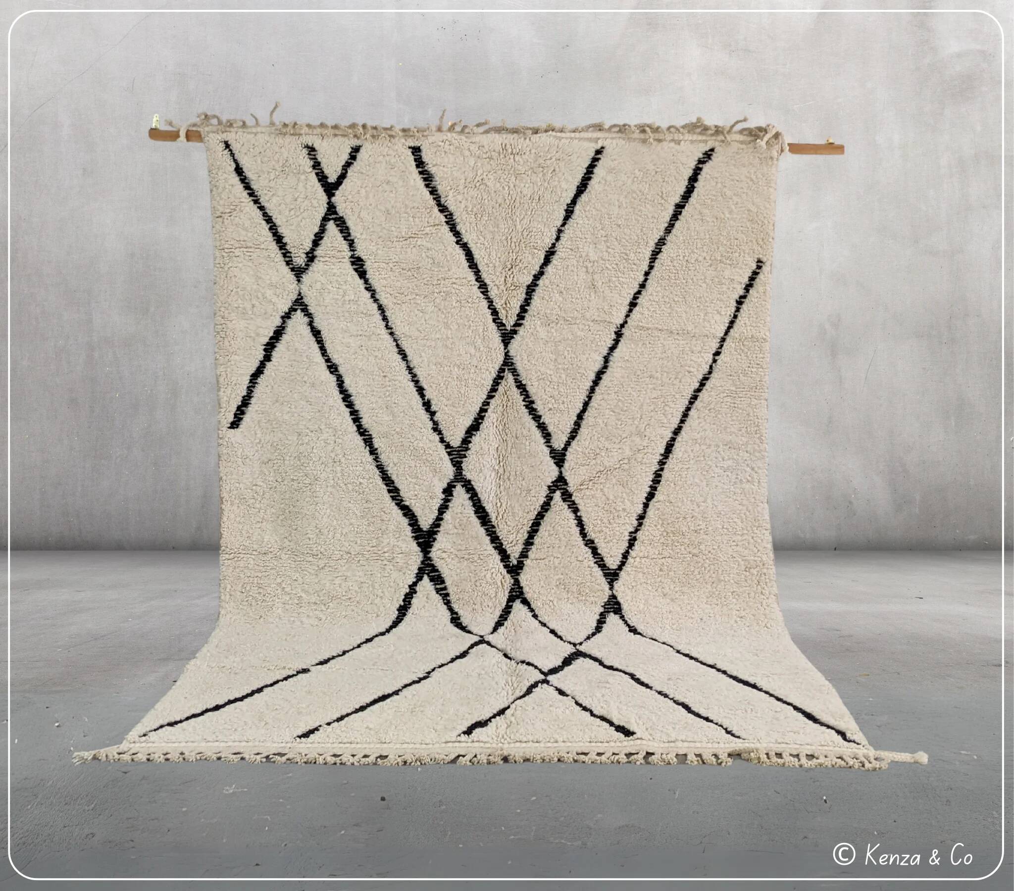 Grand tapis Beni Ouarain, 300 x 200 cm