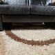 Sofa 2 places black leather year 70'-80' vintage