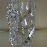 Solid Sèvres crystal vase from the 1950s