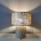 Lampe Cybille en lin – 28×23 cm