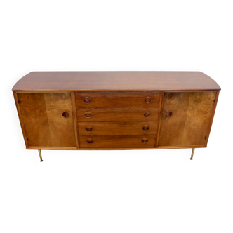 Walnut and Brass Sideboard by William Watting for Fristho