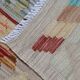 Handmade Kilim Rug, Wool Geometric Flatweave Carpet 297x193cm