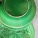 Set of 10 dessert plates, cheese, vine leaves