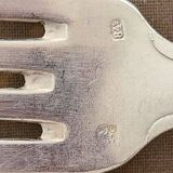 12 solid silver forks