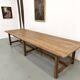 XXL farmhouse table in solid oak 350 cm - Reconstruction Style - 1950s