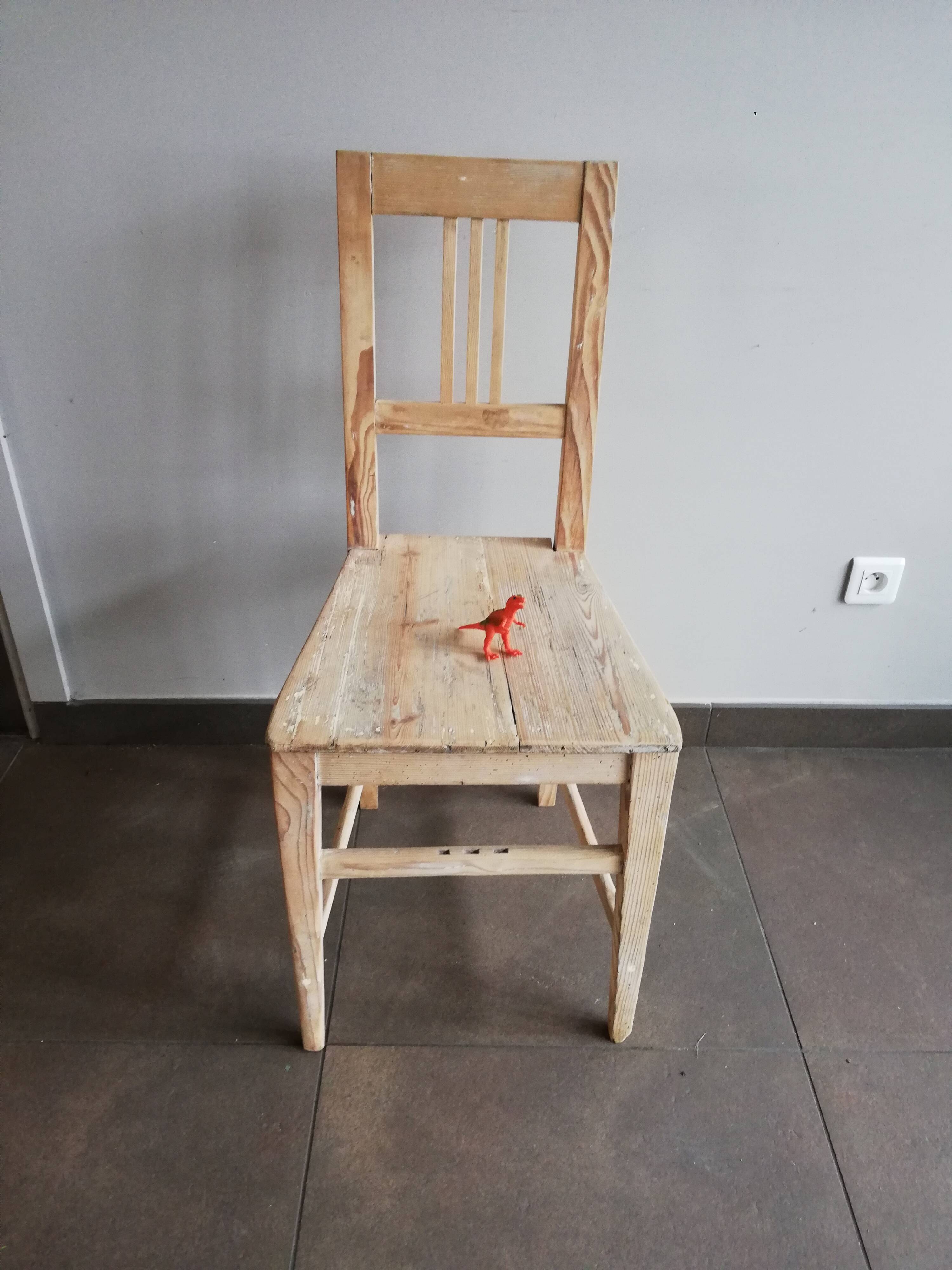 Vintage wooden chair, 50s