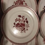 6 Lunéville plates 22 cm