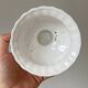White ribbed ceramic cache-pot