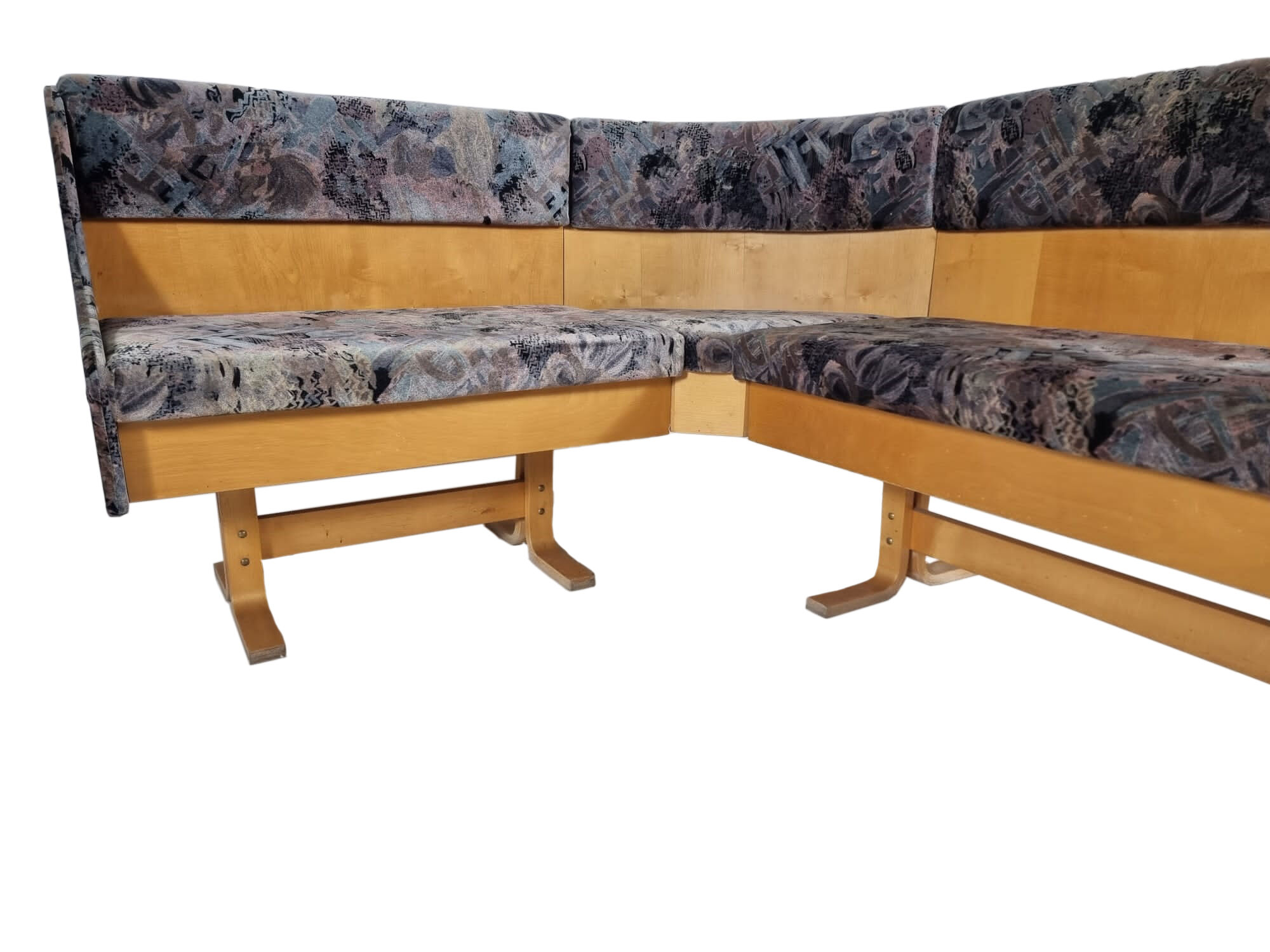 Corner sofa by Ludvik Volak for Drevopodnik Holesov 1960s