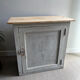 Old jam cabinet / small patinated wooden sideboard
