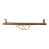 Unique Wall Shelf With Ceramic Tiles By Ditta Abrhamova, Czechoslovakia 196