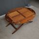 Table de majordome pliante en acajou – 1940