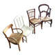 Lot 4 Old Children's Chairs