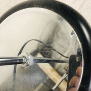 Grande lampe chromée