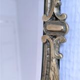 Patinated bronze chandelier mirror early twentieth century