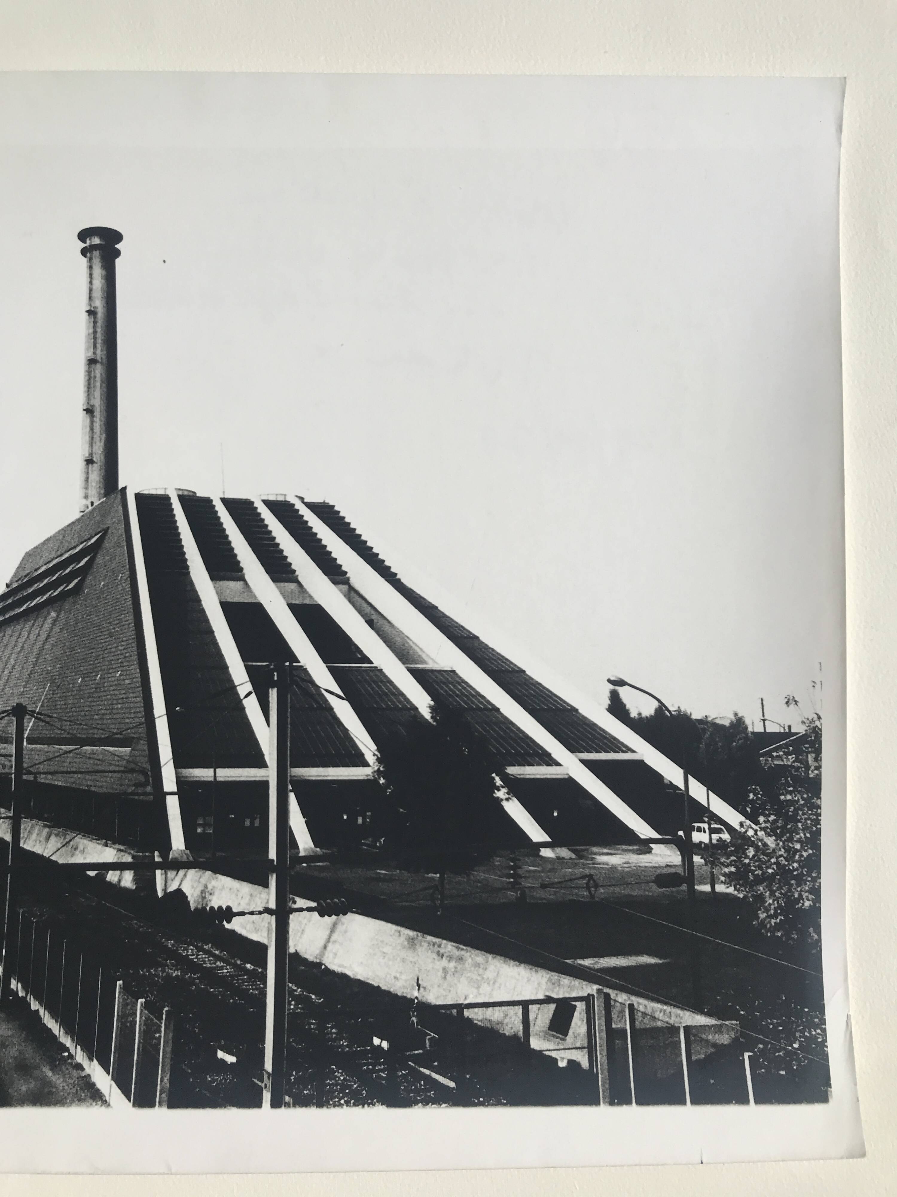 Rosine nusimovici, puteaux incineration plant, 1978. black and white silver print