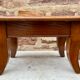 Footrest style rocaille Louis XV 1930 wooden