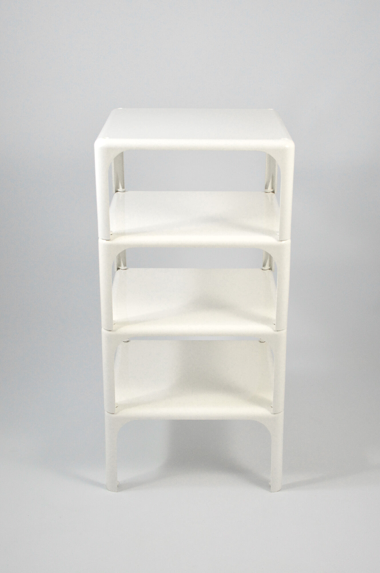 Set of 4 Demetrio 45 side tables by Vico Magistretti for Artemide, 1960s