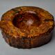 Ochre alabaster ashtray by Romano Bianchi, Italy, 1970