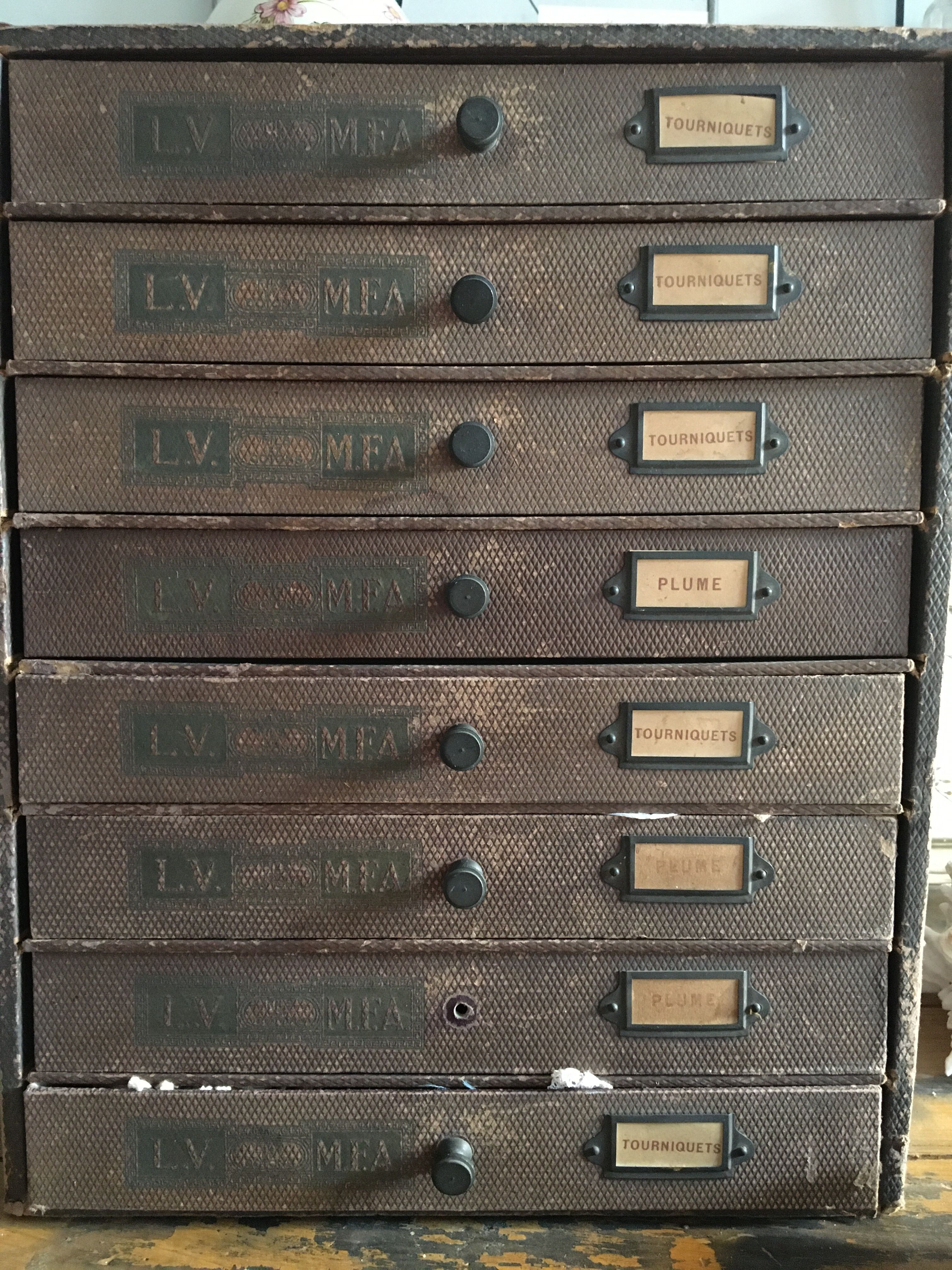 Former haberdashery display