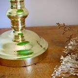 Vintage green opaline notary lamp
