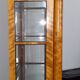 Antique German Biedermeier Birch Display Cabinet