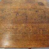 Table à manger à abattants en chêne antique de la fin du 19e siècle