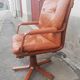 Vintage leather office armchair