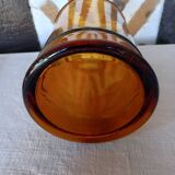 Amber glass jar
