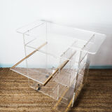 Plexiglas furniture of 'invisible de marais'