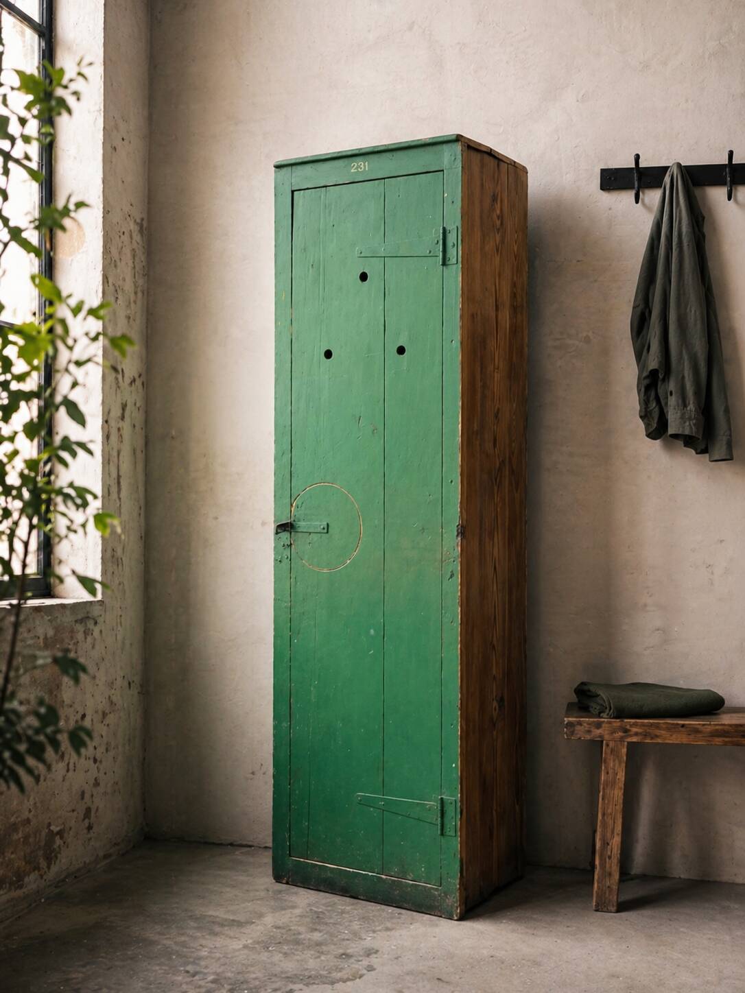 Green workshop cabinet 1940