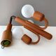 Domus hanging lamp, teak lamp, 80s