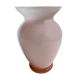 Vase en opaline rose