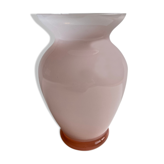Pink opaline vase