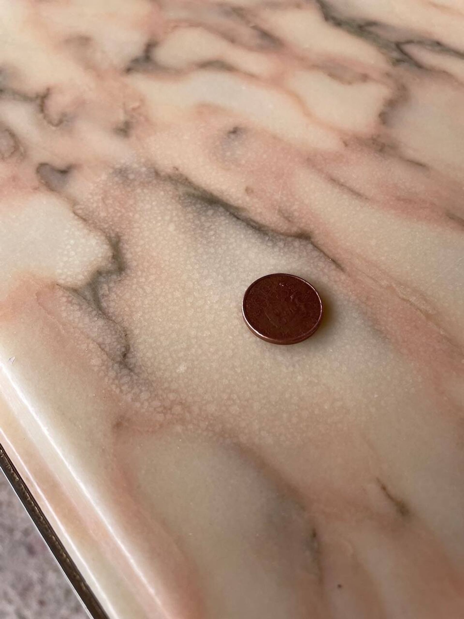 Vintage marble and brass coffee table circa 60's