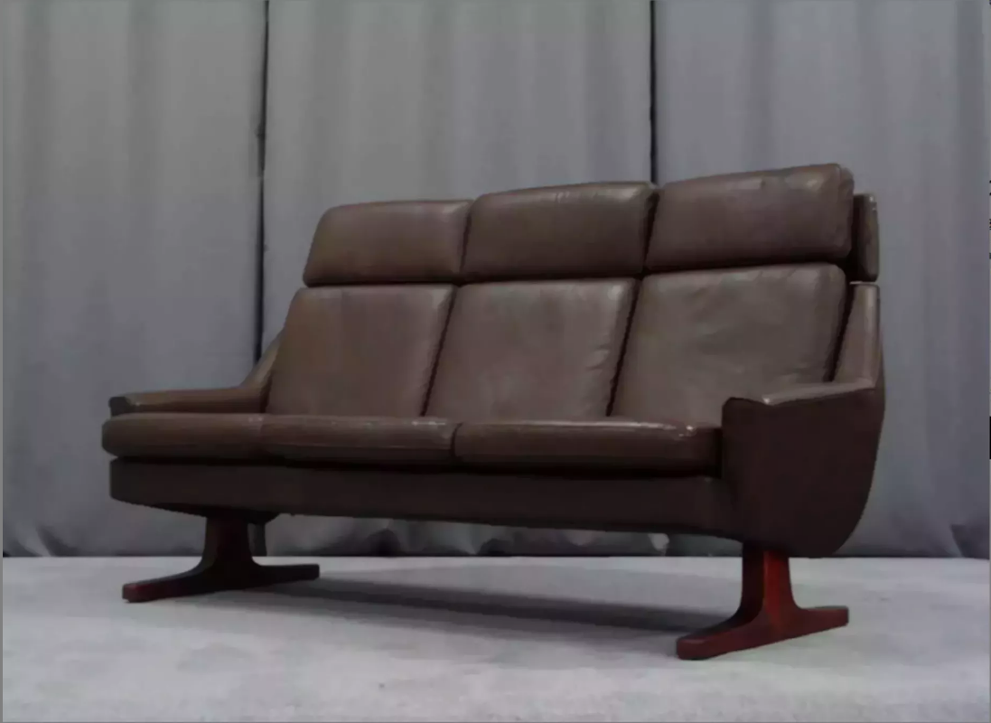 Leather sofa, 1970